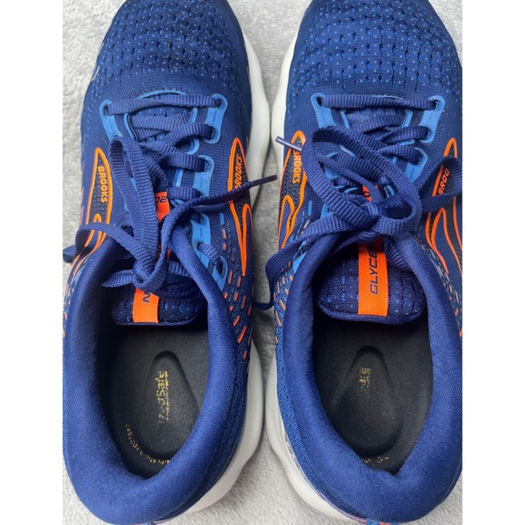 Brooks Glycerin 20 Running Shoes‎ Cushion Comfort Athletic Blue Orange 10.5 main image 8